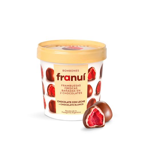 Bombón De Frambuesa Franui Leche 150 Gr