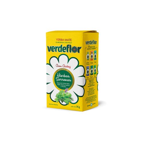 Yerba Mate Con Palo Verdeflor 1 Kg