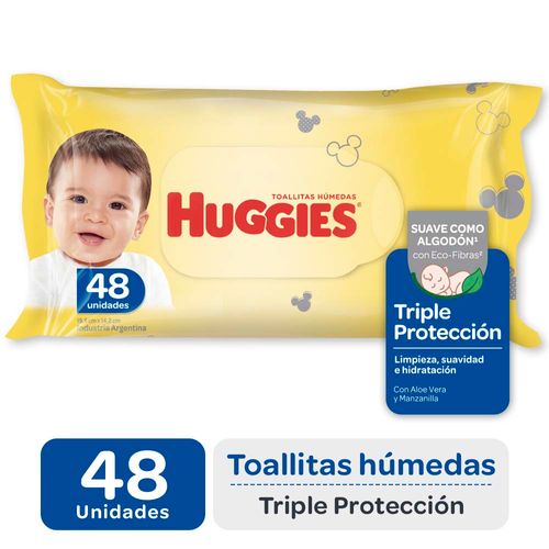 Toallitas Húmedas Huggies Triple Protección 48 U