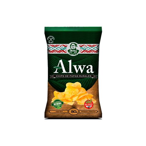 Chips Alwa De Papas Rurales 80 Gr