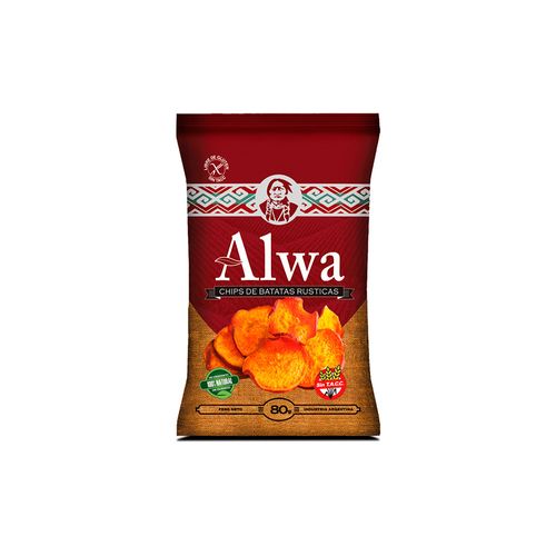 Chips Alwa De Batatas Rústicas 80 Gr