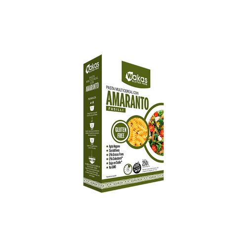 Pasta Multicereal Con Amaranto Wakas 250 Gr