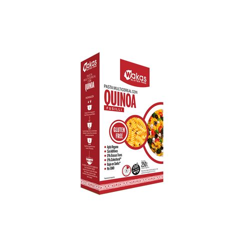 Pasta Multicereal Con Quinoa Wakas 250 Gr