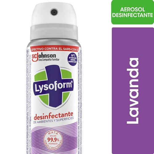 Desinfectante Ambiente Lysoform Bolsillo Lavanda 55ml