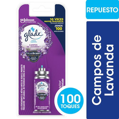 Desodorante Ambiente Glade Toque Lavanda Repuesto 9gr