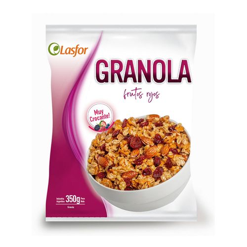 Granola Frutos Rojos Lasfor 350 Gr