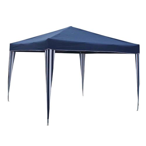 Gazebo Outzen Plegable 3x3  M Azul Blanco