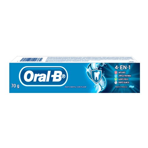 Pasta Dental Oral-b 4en1 Con Flúor 70 G