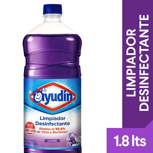 Limpiador Desinfectante Ayudín Lavanda (botella) 1.8 L