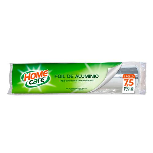 Foil De Aluminio 7.5mx 28 Cm Home Care