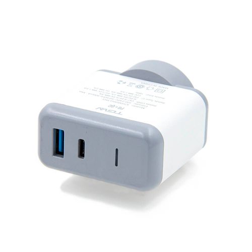 Cargador De Pared Con 1 Puerto Usb  1 Type C T