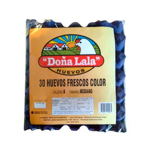 Huevos Color Doña Lala Maple X 30 U