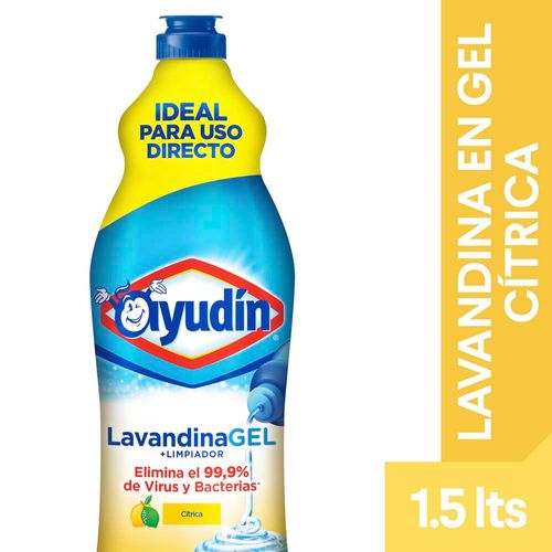 Ayudín Lavandina En Gel Citrica 1500ml