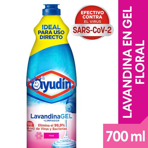 Ayudín Lavandina En Gel Floral 700ml