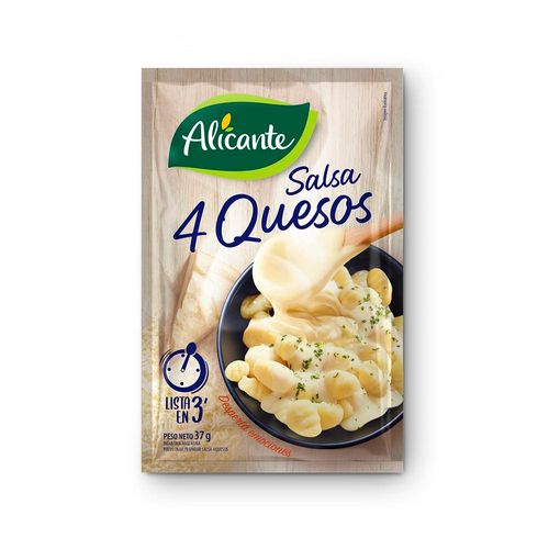 Salsa Alicante En Polvo 4 Quesos X37gr