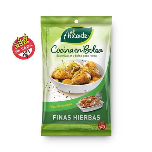Bolsas Para Horno Finas Hierbas Alicante 30 Gr