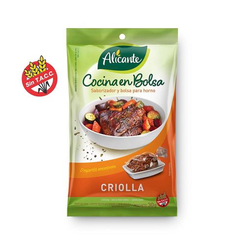Bolsas Para Horno Criolla Alicante 30 Gr