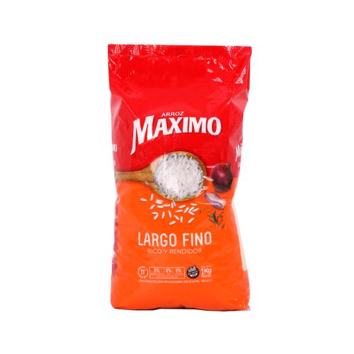 Arroz Maximo Largo Fino X1kg