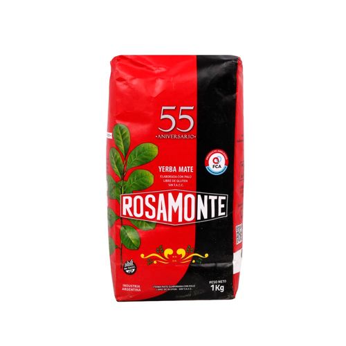 Yerba 55 Edicion Con Palo Rosamonte 1 Kg