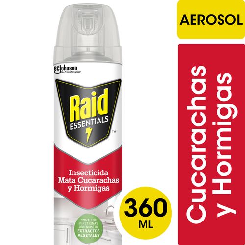 Insecticida Essentials Cucarachas Y Hormigas 280 Gr Raid