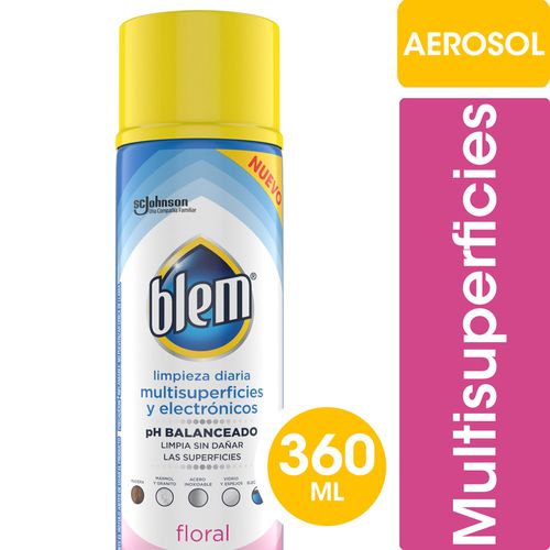 Limpiador Multisuperficies Floral Aerosol 360 Ml Blem