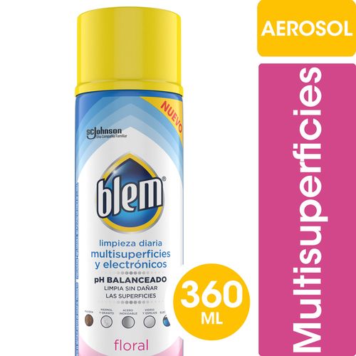 Limpiador Multisuperficies Blem Floral Aerosol 360ml