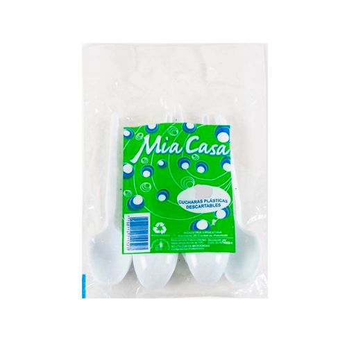 Cuchara Descartable Postre X 20 Un Mia Casa