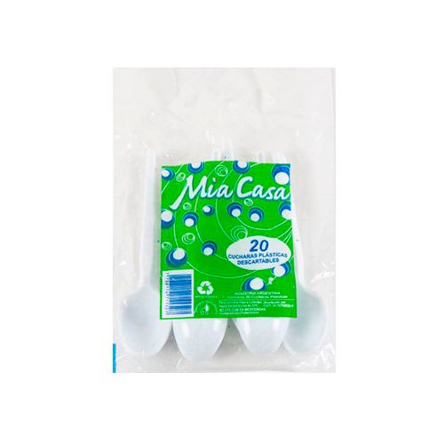 Cucharas Descartables Café X 20 Un Mia Casa