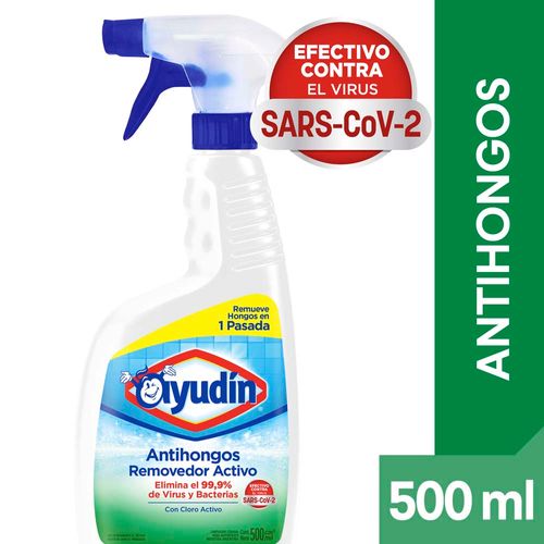 Limpiador Antihongos Ayud­in Removedor Activo Gatillo 500 Ml