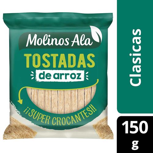 Tostadas De Arróz Clásicas 150 Gr Molinos Alas