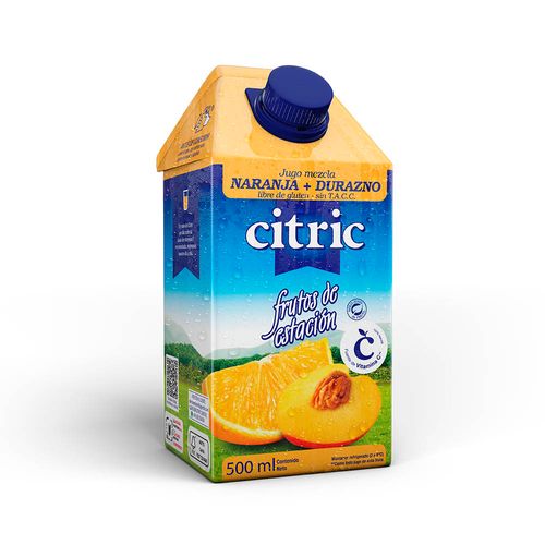 Jugo Citric Naranja Durazno 500 Ml