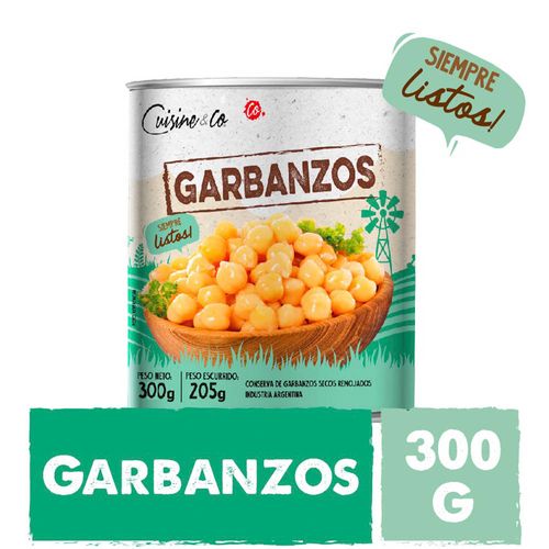 Garbanzos 300 Gr Cuisine & Co Nbe Mp