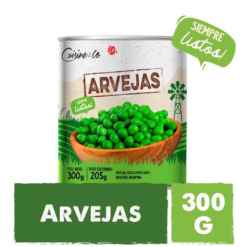 Arvejas 300 Gr Cuisine & Co Nbe Mp