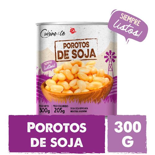 Porotos De Soja Cuisine-co 300 Gr