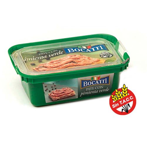 Paté Bocatti Pimienta Verde 90 Gr