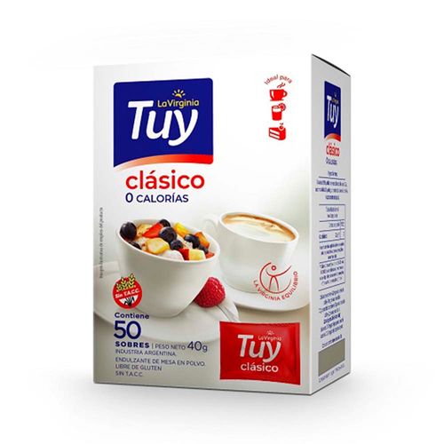 Edulcorante Tuy Clasico Polvo  Eq X40gr