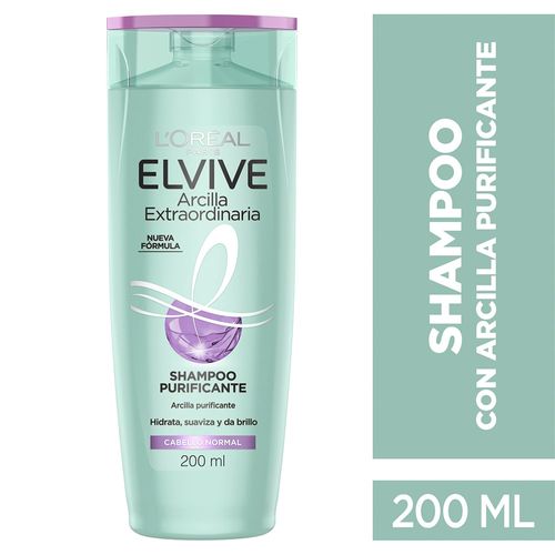 Shampoo Elvive Arcilla Purificante 200ml