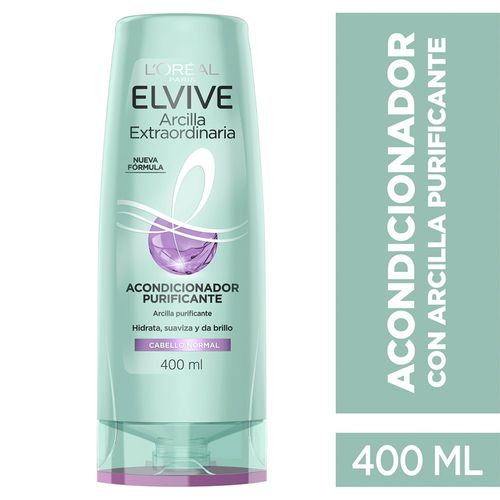 Acodicionador Elvive Arcilla Purificante 400 Ml