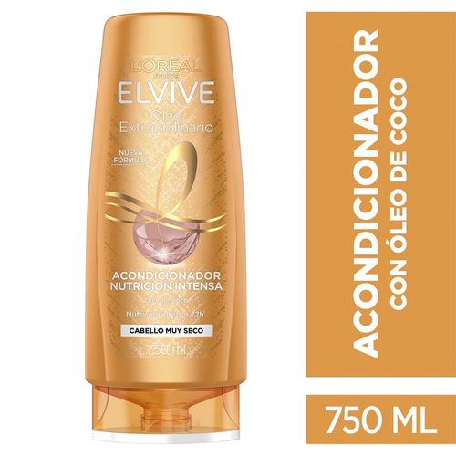 Acondicionador Elvive Oleo Extraordinario Coco 750 Ml