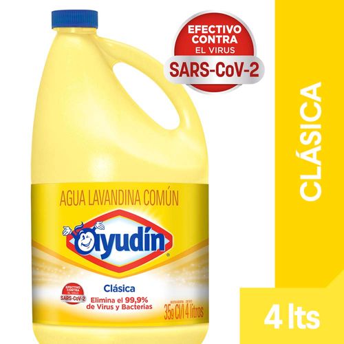 Lavandina Ayudín Clásica (botella) 4 Lts