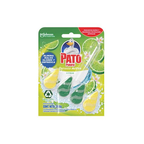 Discos Adhesivos para Inodoro Pato Citrus Repuesto 38gr