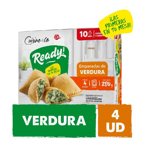 Empanadas Verdura Y Salsa Blanca X 4 Un Cuisine & Co Nbe Mp