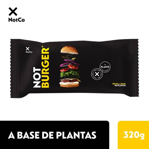 Medallón Not Burger Premium 320 Gr X 4 Un Not Co