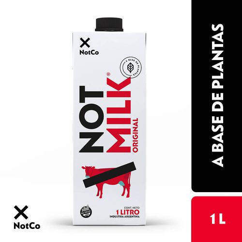Bebida Vegetal Not Milk® Original X 1 Lt