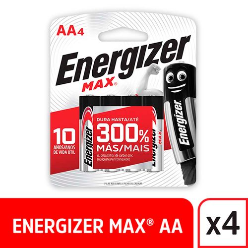 Pilas Alcalinas Energizer Aa 4 U