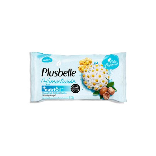 Jabon Tocador Plusbelle Humectacion X3 120g