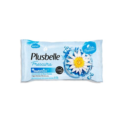 Jabon Tocador Plusbelle Frescura X3 120g