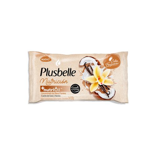 Jabon Tocador Plusbelle Nutricion X3120g