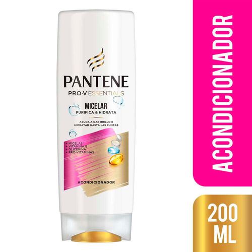 Acondicionador Pantene Prov Essentials Micelar 200ml