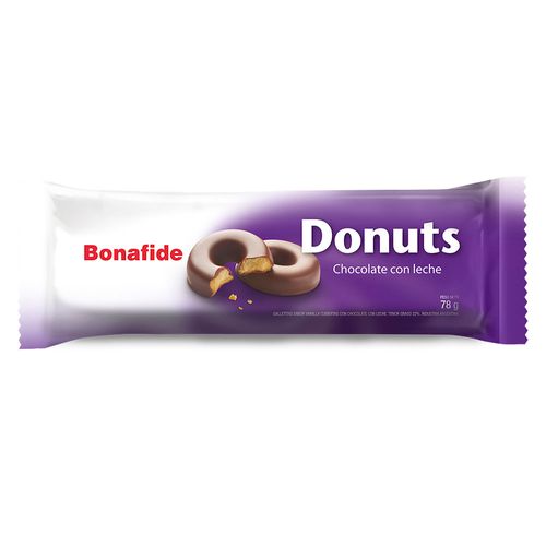 Galletitas Donuts Chocolate Con Leche 78 Gr